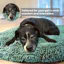 Muddy Mat Cloud K-9 Bed for Dogs & Cats, Soft & Relaxing Donut Dog Bed, Chenille Material, Removable Cover, Washable & Dryer SafeSeafoam Green Large(40'x40')