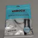 Vabogu Cat 8 Ethernet Cable 1.5FT, Heavy Duty 26AWG High Speed 40Gbps 2000MHz, Gold Plated RJ45 Shielded, Weatherproof Indoor & Outdoor LAN Cable for Gaming PC PS5 Xbox Modem Router