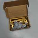 KOOFIZO Solid Square Brushed Gold Kitchen Cabinet Handles Gold Cabinet Pulls, 10 Pack 5 Inch Gold Hardware for Kitchen Cabinets Drawers Dresser Cupboard Bedroom Bathroom