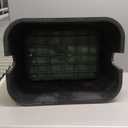 NDS 117BC* 15 in. X 22 in. Rectangular Jumbo Valve Box and Cover, 12 in. Height, Irrigation Control Valve Lettering, Black Box, Green Overlapping Cover, Black/Green