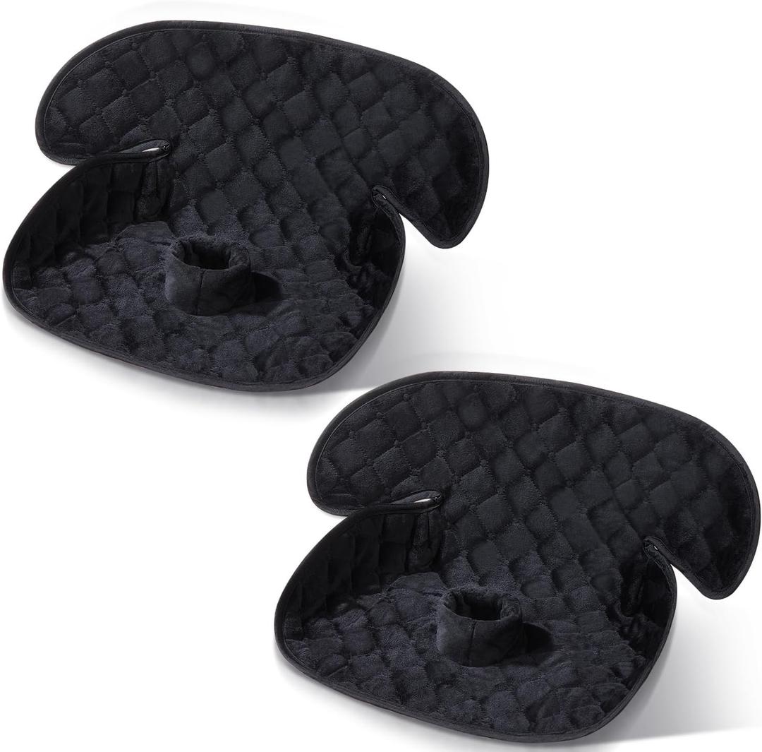 Zoiapai Piddle Pad Car Seat Protector for Toddlers  Waterproof, Non-Slip, Leak-Proof Potty Training Pad for Car Seats & Strollers, Washable, Fits 6 Months to 4 Years (Black 2)