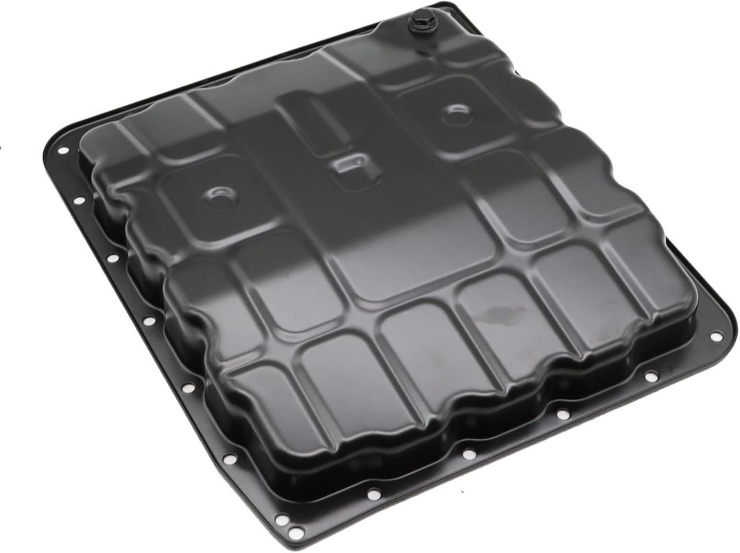 Transmission Oil Pan w/Drain Plug Compatible with 350Z 2003-2009 | 31390-90X0B, Flat Seal Face, Exact Holes, Direct Fit, Smooth Drainage, Optimal Capacity, Easy Install
