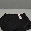 MCEDAR Women's Athletic Shorts for Gym Workout Shorts 2.5" Quick-Dry Lightweight Running Short with High Waisted Zip Pockets (Medium, Black)