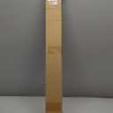 100% Privacy 1" Vinyl Cordless Mini Blinds for Indoor Windows,L-Shaped Blades Horizontal Room Darkening & Light Filtering shutters for Home 19.5" WX48 H Black