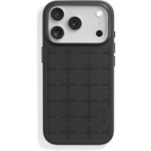 MOFT x Tombogo for iPhone 17 Pro Case- MOVAS Snap Case, MagSafe Compatible, Soft-Touch Vegan Leather, Classic Minimalist Design, Lightweight, Stain-Resistant & Camera Protection, Jet Black