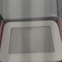 Popvibe Clear Makeup Bag Travel Cosmetic Case Transparent Toiletry Bag with Zipper, Portable Make Up Organizer Traveling Compact Car Bag for Essentials (White)