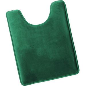 Clara Clark Bathroom Contour Rug, Ultra Soft Non Slip and Cozy, Velvet Memory Foam Toilet U-Shaped Bath Mat