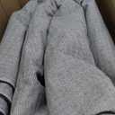 Black Farmhouse Washable 8x10 Area Rugs for Living Room, Bedroom, Dining Room Kitchen Table Rug for Under Table, Office, Dark Charcoal Tumble Stain Resistant Non-Slip Large Washable (8x10 Black/Multi)