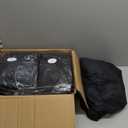 10 Pack Round Tablecloths - 120 Inch, Black Polyester Tablescape Fabric: Stain & Wrinkle Resistant, Ideal for Weddings & Parties