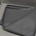 URMONA 31'' x 22'' Waterproof Silicone Under Sink Mat Cabinet and Counter Protector, Shelf Liner for Kitchen and Bathroom, Storage and Organizers, Litter Mat, Pet Cat Puppy Essentials（White Sand）