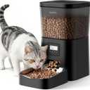 Espelho Automatic Cat Feeder- 4L Timed Cat Food Dispenser 1-6 Meals Control for Cat and Small Dog- Auto Pet Feeder with Desiccant Bag Keep Fresh for Reliable Easy Set Up and Clean- Voice Recorder