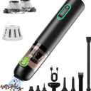 Car Vaccum, Rapair VC28 Handheld Vacuum, 4-in-1 Mini Vacuum Cleaner with 20000pa Suction Power, Rechargeable Vacuum with 3 Suction Modes, Portable Cordless Vacuum for Car, Home, Office Desk, Keyboards (Black)