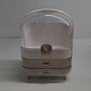 Makeup Organizer Countertop, Skincare Holder Bathroom Counter Organizer, Storage Box Cosmetic Display Cases, Teen Girl Gifts Make up Organizers for Vanity, Dresser (Rose Gold)