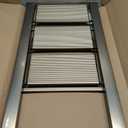 FlyGeneral 3 Step Ladder, Folding Ladder Stool, Gold, Wider Upgraded Non Slip Treads, Portable Lightweight Ladder for Home and Kitchen, Holds up to 330 Lbs.