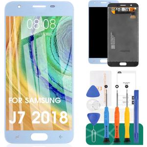 Screen Replacement for Samsung Galaxy J7 2018 SM-J737 J737A / J7 Refine 2018 J737P / J7 Crown S767VL /J7 Aero/ J7 V 2018 J737V J7 Star 2018 J737T LCD Display Touch Screen Digitizer Assembly