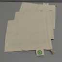 Reusable Grocery Bags for Produce - Small Size Muslin Bags for Brewing and Making Tea - Made of 100% Organic Cotton with Drawstring - Set of 3 (Small - 8"x10")