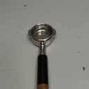 Openwork Bottomless Portafilter, Compatible For IKAPE, Stainless Steel And Walnut Espresso Handle Extraction Precision Basket(54mm Black)