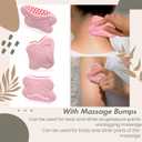 Silicone Gua Sha Tool for Face & Body  Massage & Lift, Acupressure Points Relief, Muscle Relaxation, Dampness Removal  Reusable & Easy Clean for Neck, Nose, Forehead