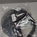 Sun Visor Hats Women Large Brim Summer UV Protection Beach Cap (Black)