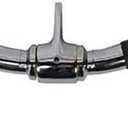 Lat Bar Cable Machine Attachment, Curl Pulldown Bar with Full Rotation and Rubber Handle for Gym, Strength Workout, Body Training, Muscle Building, 30 Inch