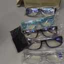 Gaoye 4.5 Professional Reading Glasses for All Day - Computer Readers with Blue Light Protection - Value Pack