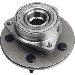 KUSATEC 515017 Front Wheel Bearing and Hub Assembly Compatible with Ford F-150 1997 1998 1999 2000, 5 Lug Bolts without ABS