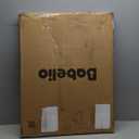 BABELIO Baby Gate for Doorways and Stairs, 26-31" Pet Gate with Wide Walk Thru Door and Lock Indicator, No Drill Pressure Mounted Safety Gate with Double Lock and Self-Closing, White