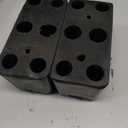 2 Pack Buffers USA Molded Rubber Bumper Block Dock Buffer 6x3x3 for Chassis/Trailers/Truck/Flatbed/Reefer with Steel Washer (4502-1276)