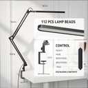 SKYLEO Desk Lamp for Home Office, Eye Comfortable LED Desk Light for Long Hours, Adjustable Swing Arm with Memory Function, Black