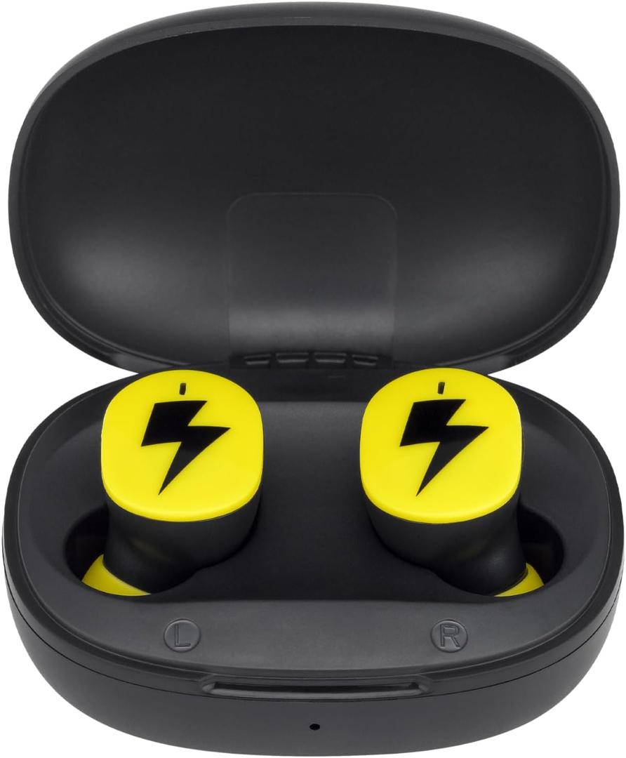 eKids Wireless Earbuds with Microphone, Bluetooth Earbuds with Charging Case Designed for School, Home, or Travel (Pokemon)