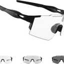 OULAIQI Cycling Sunglasses Polarized Sunglasses for Cycling Men Women with 1 Lens or 3 Interchangeable Lens Baseball Glasses (Bsp-gray)