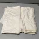 10x10ft Wrinkle Free Ivory Backdrop Curtain for Parties Soft Fabric Drapes Wedding Ivory Curtain Backdrop for Birthday Party Decorations Background for Photography 5x10ft,2 Panels