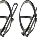 Carbylon Water Bottle Cage (2-Pack) by Delta Cycle, Ultra Lightweight 17 Grams, Carbon Fiber & Nylon Bike Bottle Holder