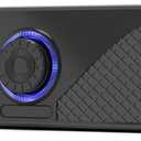 Computer Soundbar, USB Powered Wired PC Speakers with 3.5mm AUX, Basic & Clear Sound, Plug & Play, LED Volume Knob, Black Desktop Speakers for Laptop PC