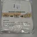 Chalier 3 Pairs Wool Socks for Women Winter Slouchy Boot Socks Thick Warm Long Hiking Scrunch Crew Sock, One Size (Ivory White)