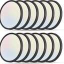 12PK 12 Inch LED Flush Mount Ceiling Light, 24W, 2520LM, 3000K/4000K/6000K CCT Selectable Super Slim LED Ceiling Light, Close to Ceiling Round Flat Panel Light for Hallway, Bedroom,Kitchen ect