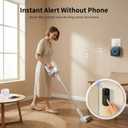 WIFI Wireless Doorbell Chime Compatible with Ring, Nest, Blink Video Doorbells, Smart Indoor Doorbell Receiver with LED Flash Alert for Home Security (1 Pack)