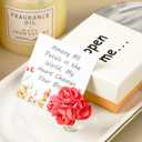 2 x I Love Mom Gift Mothers Day Gifts from Daughter & Gifts for Daughter Ideal Mini Flower Gift for Mom