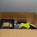 Cordless Tiller Cultivator with 2 x 5.0AH Batteries(120Minutes Use) &1.5A Fast Charger, 540RPM Powerful Battery Powered Garden Tiller Electric Rototiller with 10In Tilling Width & 7In Depth (Green)