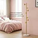 Coat Rack Freestanding Gold Coat Rack For Clothing Hats Bags Ties Purses