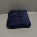 Suchtale Bathroom Rug Non Slip Bath Mat for Bathroom (16 x 24, Navy) Water Absorbent Soft Microfiber Shaggy Bathroom Mat Machine Washable Bath Rug for Bathroom Thick Plush Rugs for Shower