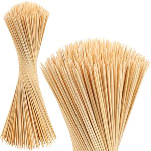 150 Pack Marshmallow Roasting Sticks, 30 Inch Smores Stick Extra Long for Fire Pit, 5mm Thick Bamboo Barbecue Skewers Outdoor for BBQ Kabob Grilling, Campfire, Hotdog, Plant Support
