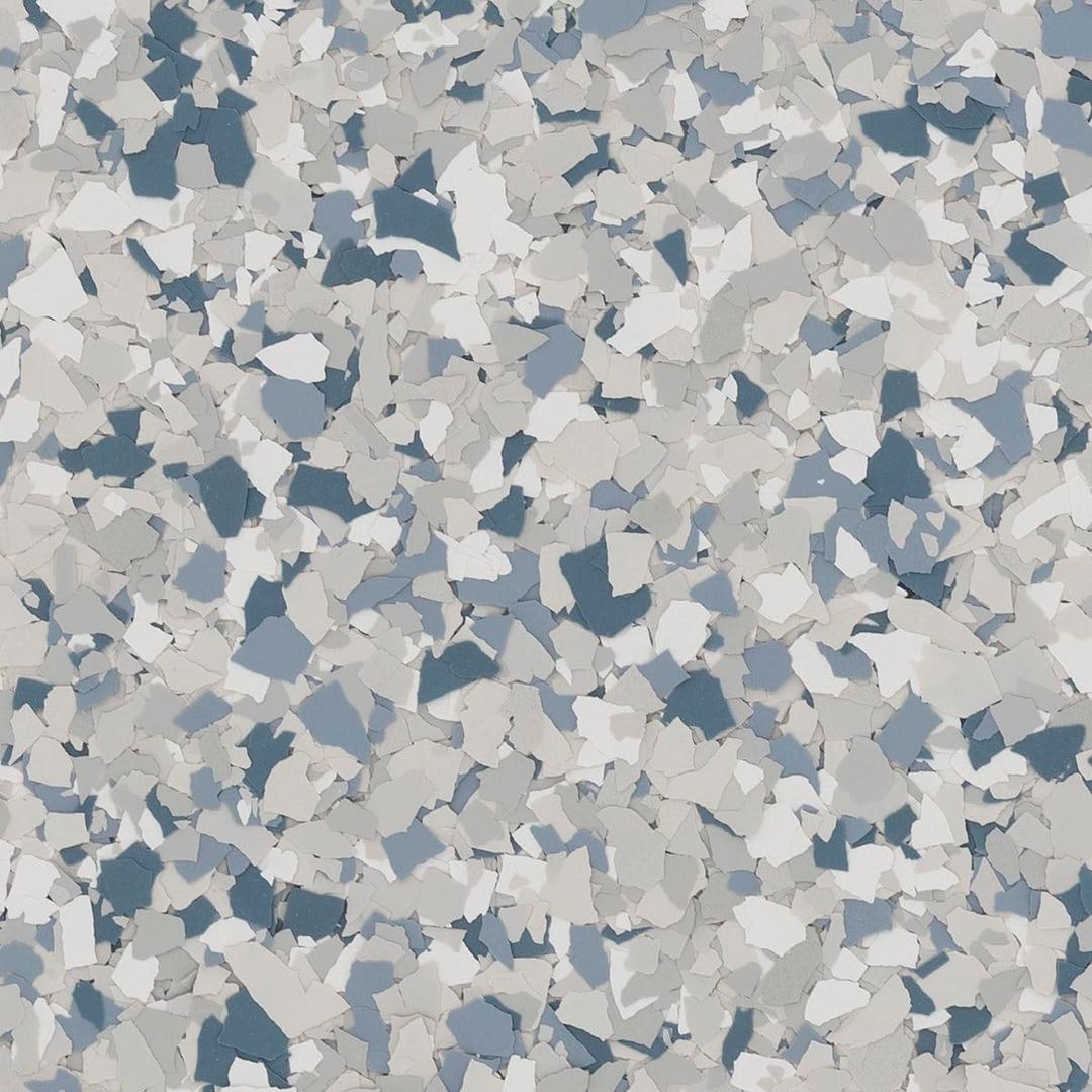 9 Kg / 20 lb 1/4" Epoxy Floor Flakes Decorative Color Chips for Garage, Basement & Concrete Floors (Tidalwave)