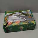 Dinosaur Track Toys for Kids - Best Birthday Gifts for 3 4 5 6 7 Year Old Boys, Flexible Race Car Track Set with Light & Sound, Create a Dino World Adventure