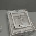 Spacrea Desk Organizer and Accessories, Computer Monitor Stand Riser with Drawer and 2 Pen Holders, Office Desk Accessories & Workspace Organizers for Office Supplies (White)