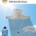 Home Prefer UPF 50+ Men's Sun Hat Wide Brim Bucket Hat UV Protection Hat for Mens Womens Beach Safari Gardening Golf Fishing