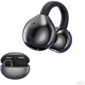 Open Ear Ear Clip On Earbuds Wireless Bluetooth Ear Cuff Clip On Ear Buds Headphones Bone Conduction Earbuds Out of Open Ear Headphones Ear Buds Bone Conducting
