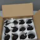 12 Pack Amber Glass Bottles 8oz with Pump Dispensers, Refillable Empty Pump Bottles for Bathroom, Kitchen, Shampoo, Soap, Lotion  Includes 2 Funnels & 12 Labels