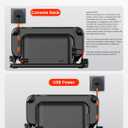Cooling Fan Pro Controller & Joycons Charger for Switch 2 (2025), Cool Down Joy Con Charging Dock Accessories for Switch2, Cools to Enhance Performance & Extend Console Battery Life (Black)