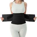 Postpartum Belly Band for Women: Abdominal Binder Post Surgery Compression Support Belt - Waist Trainer Girdle C Section Wrap (Medium)